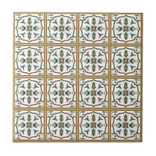 Modelo portugués de la teja - Azulejos de Portuga