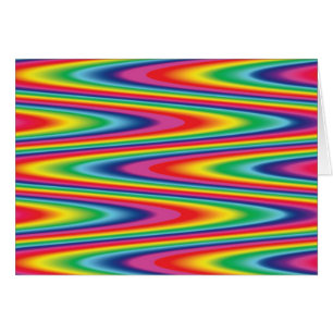 Modelo psicodélico del arco iris del zigzag