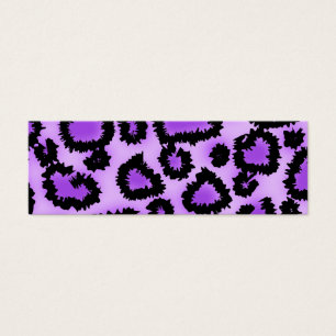 Modelo púrpura y negro del estampado leopardo