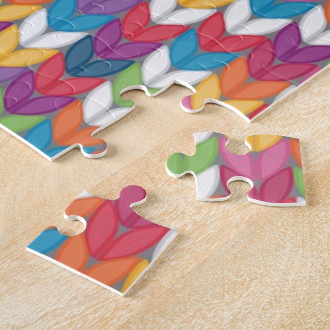 Modelo que hace punto del rompecabezas horrible (Lado)