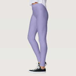 modelo que lleva leggings lavanda de cintura alta 