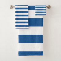 Modelo rayado blanco azul del mar turco moderno