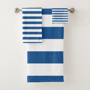 Modelo rayado blanco azul del mar turco moderno