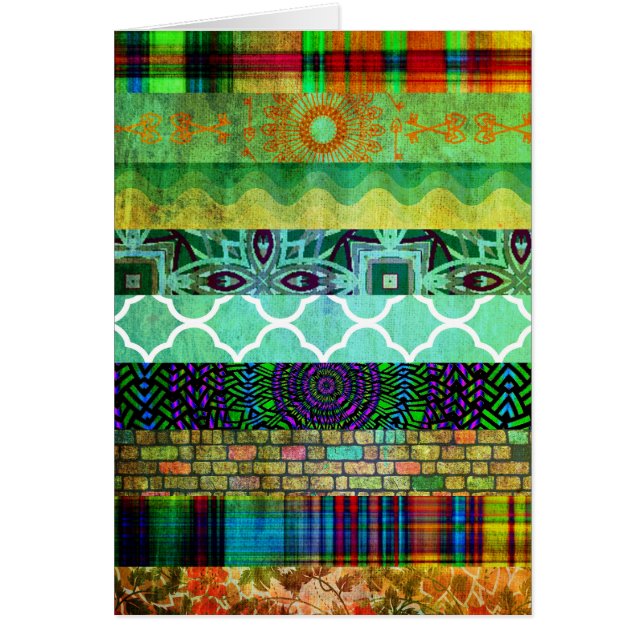 Modelo rayado bohemio abstracto bonito (Frente)