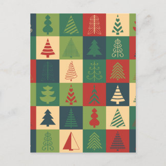 Modelo retro de los árboles de navidad