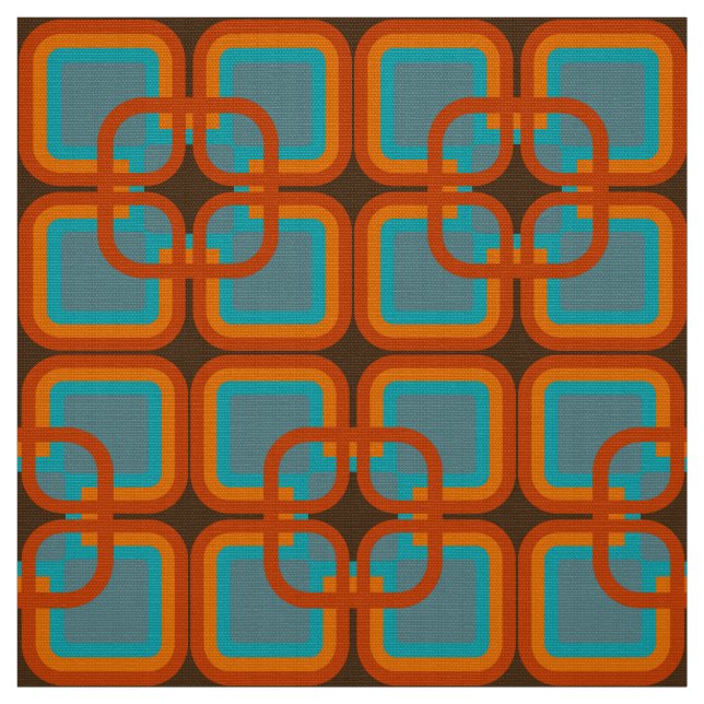 modelo retro de tela de los años 70 (Retal)