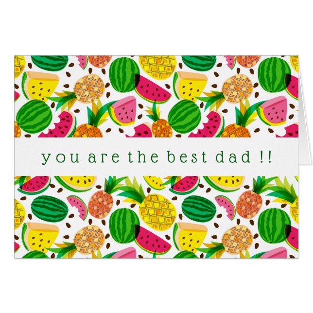 Modelo rojo y amarillo de la fruta tropical (Anverso (Horizontal))