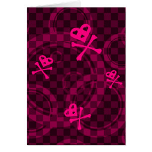 Modelo rosado de Emo con los círculos
