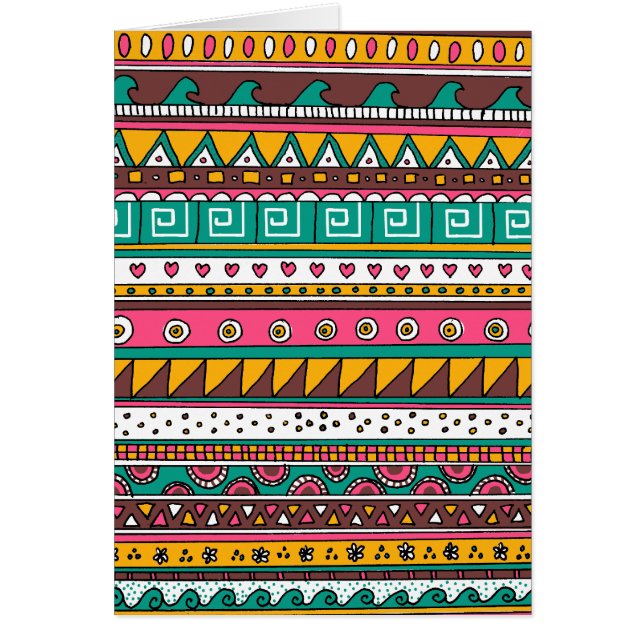 Modelo tribal colorido (Frente)