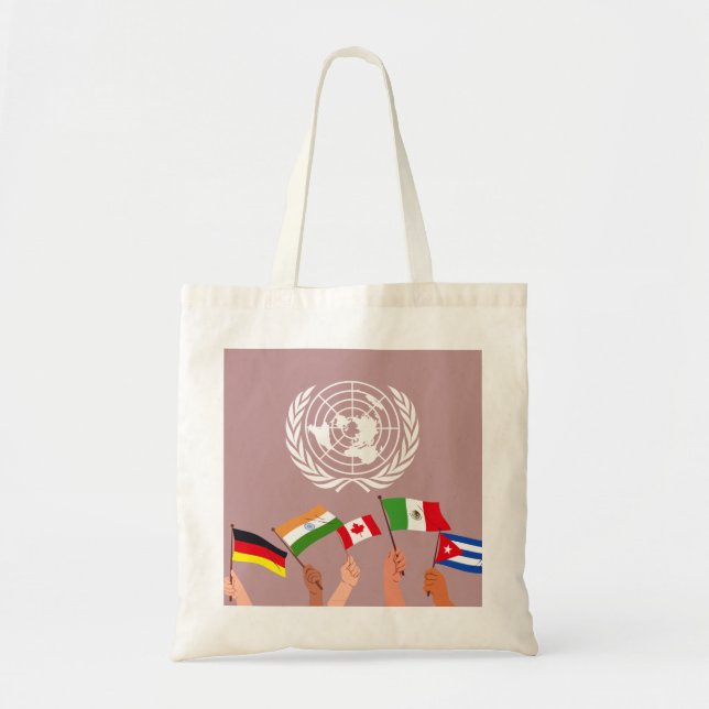 modelo un bolso de tote (rosa polvoriento) (Frente)
