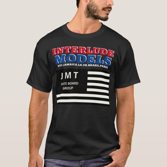 MODELOS INTERLUDE Camiseta básica oscura (Anverso)