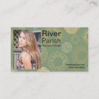 Modelos o actores de tarjetas de visita de tiro al