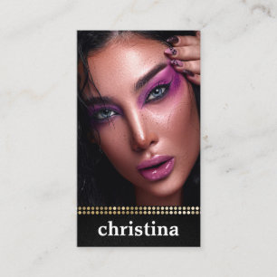 Modelos y actores modernos tarjeta de presentación