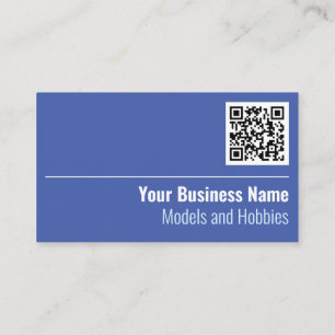 Modelos y Hobbies QR Código tarjeta de visita