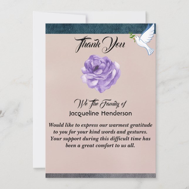 Modern Add Your Photo Life Celebration Gracias (Anverso)