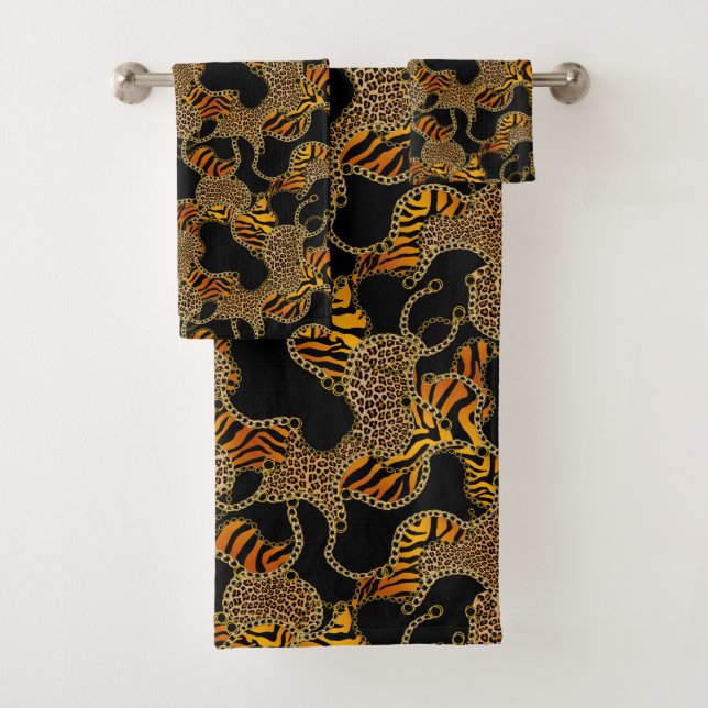 Modern Baroque Glam Animal Print With Chains (In situ)