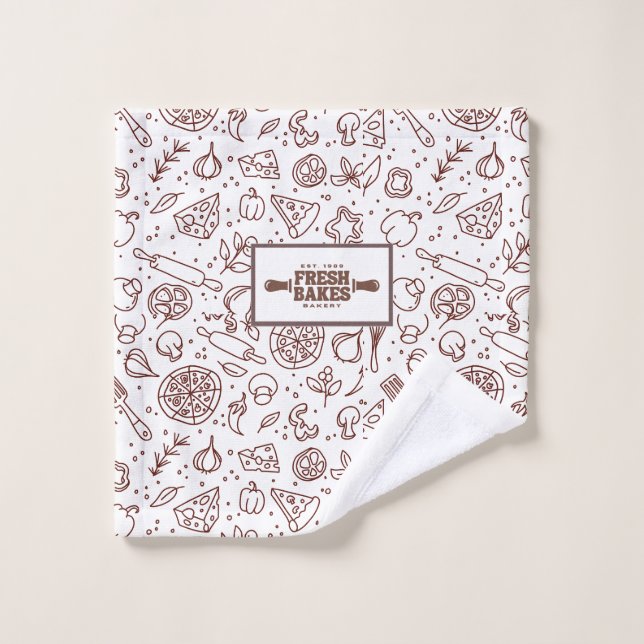 Modern Best Pizza In Town Professional  (Toallita)