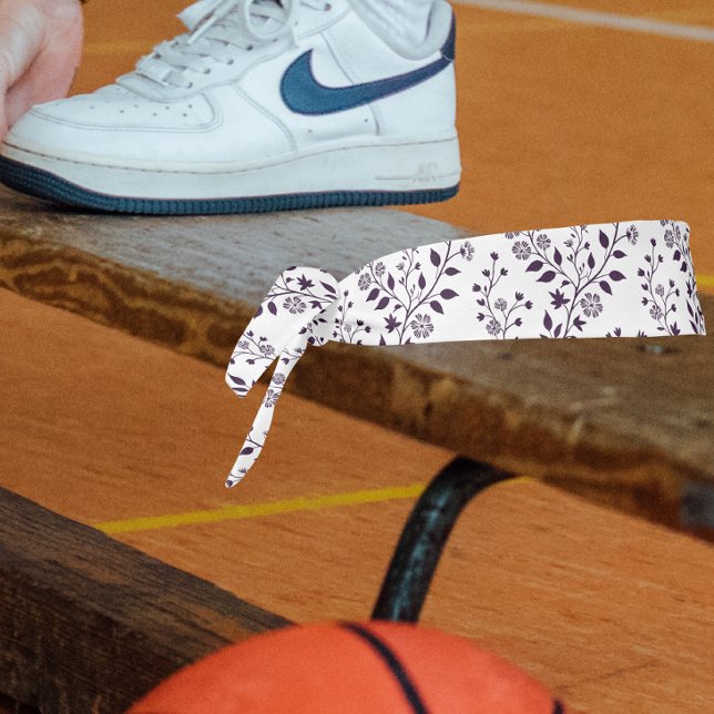 Modern Boho Floral Pattern Plum White (Subido por el creador)