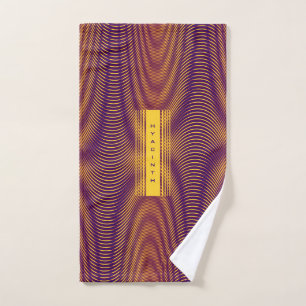 Modern Bold Abstract Purple Unique Trippy Custom