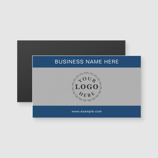 Modern Clean Look Custom Magnetic Business Card (Anverso/Reverso)