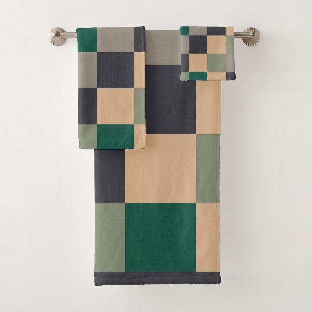 Modern Color Checks Checkerboard (In situ)