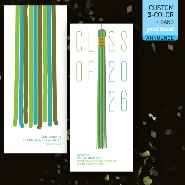 Modern Design Graduation Announcement | Color-Edit (Subido por el creador)