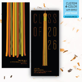Modern Design Graduation Announcement | Color-Edit