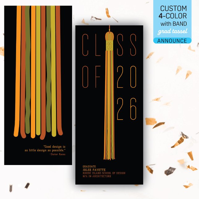 Modern Design Graduation Announcement | Color-Edit (Subido por el creador)
