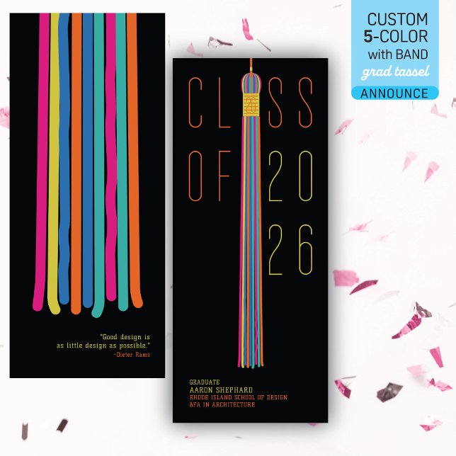 Modern Design Graduation Announcement | Color-Edit (Subido por el creador)