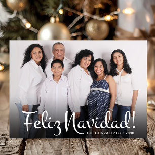 Modern Feliz Navidad Photo
