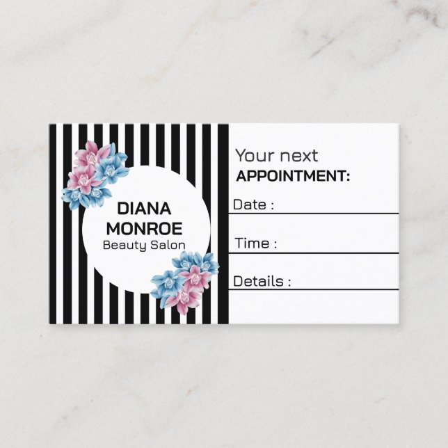 Modern Floral corona elegantes salones Cita C (Anverso)