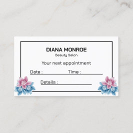 Modern Floral elegantes salones Cita