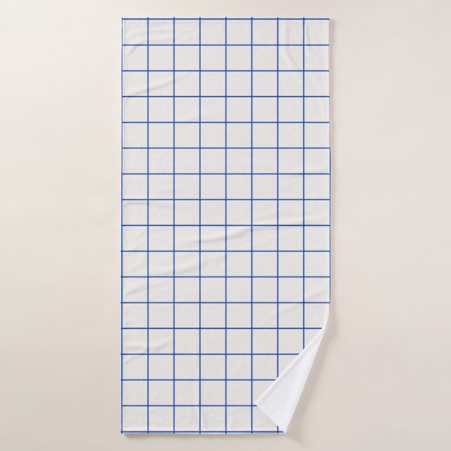Modern geometric abstract pattern design with simp (Toalla de baño)