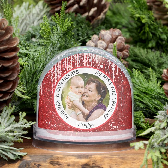 Modern Grandma Forever in Our Hearts Memorial  (Invierno)