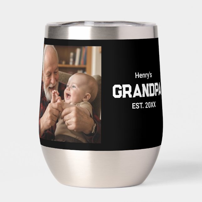 Modern Grandpa Established Est. Name Year Photo (Trasero)