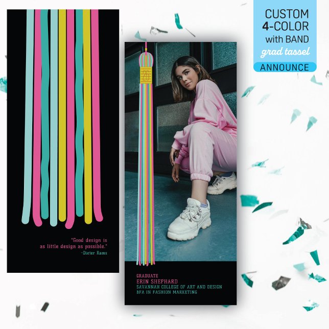 Modern Graphic Photo Graduation Announcement (Subido por el creador)