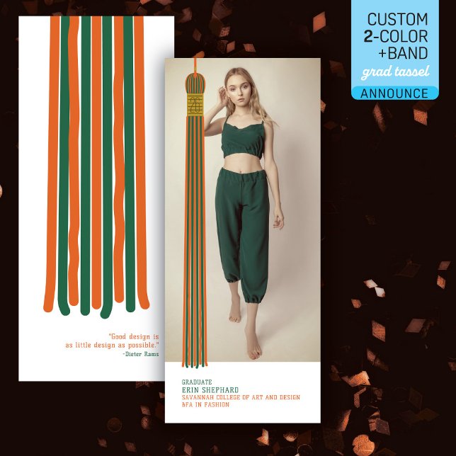 Modern Graphic Photo Graduation Announcement (Subido por el creador)