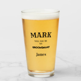 Modern Groomsman Propuesta Boda Groomsmen