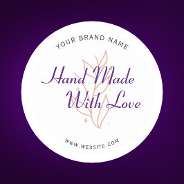 Modern Hand hizo escritura Typography Pegatina