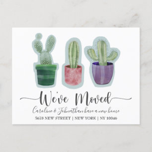 Modern Hemos movido la Invitación de Cactus