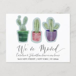Modern Hemos movido la Invitación de Cactus