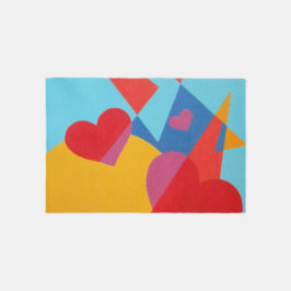 Modern Love Abstract Rug