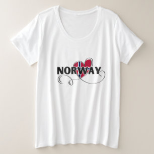 Modern Love Noruega Bandera Escandinavia Souvenir