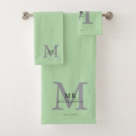Modern Luxury Monogram Colour Match 