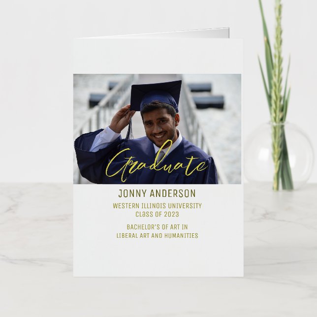 Modern Minimalist Photo and Script (Anverso)