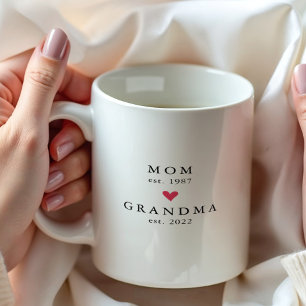 Modern Mom   Abuela Año de Fundación Taza de Café