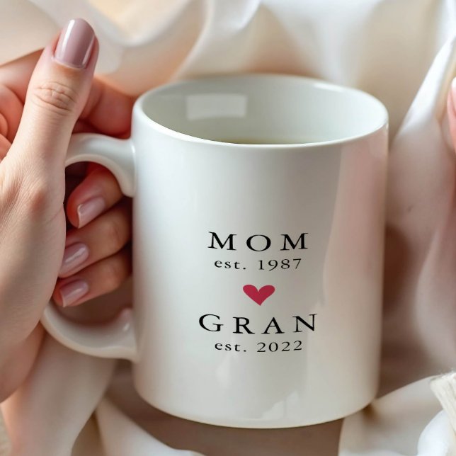 Modern Mom | Gran Año Est. Taza de Café (Subido por el creador)