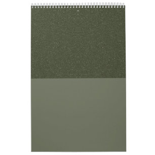 Modern Moss Green Calendario de dos tonos - Person