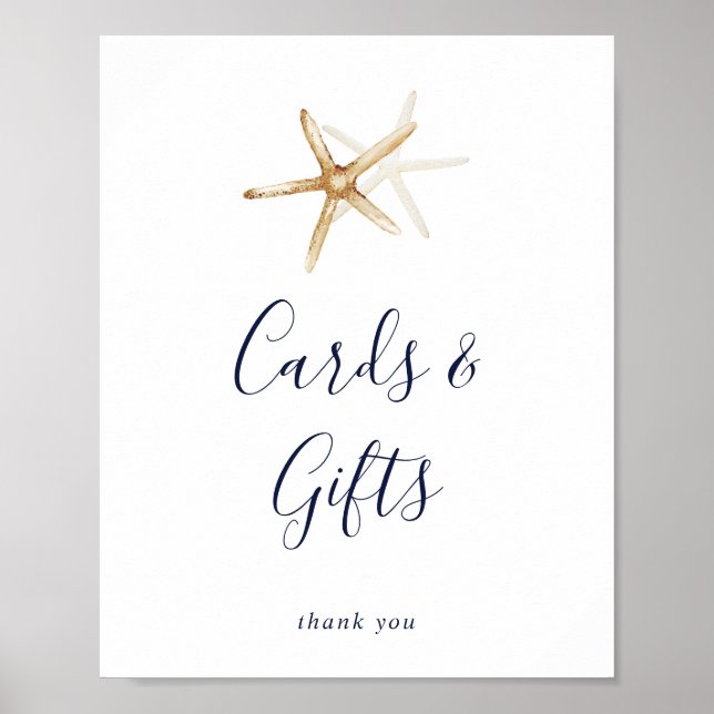 Modern Nautical | Señal de Tarjetas y Regalos de E (Frente)