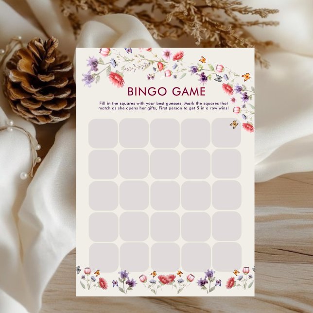 Modern New Chapter Begins Bridal Shower Bingo Game (Subido por el creador)